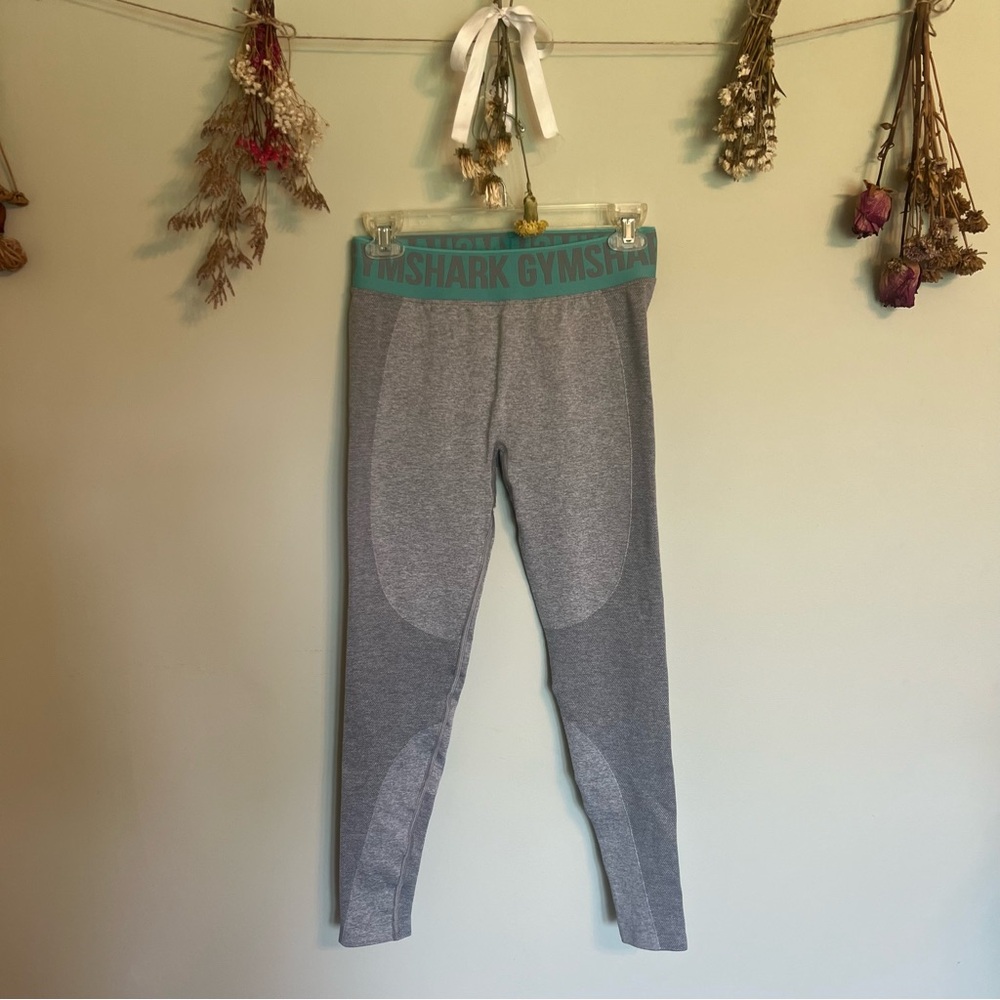 Teal and Grey Gymshark Leggings